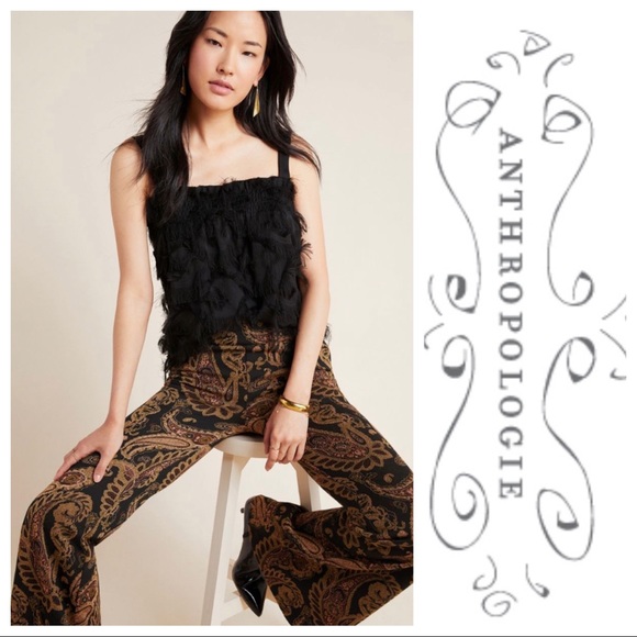 Anthropologie Tops - NWT Waverly Grey Delia Fringed Tank